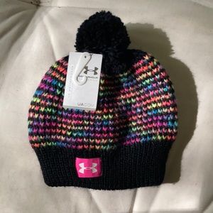 Girl’s colorful under armor hat